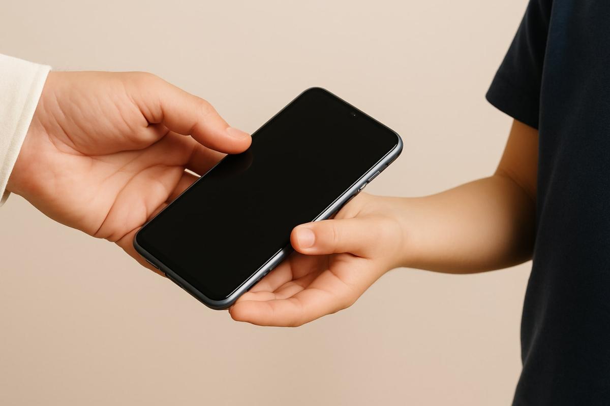 12 pași pentru a pregăti copilul pentru primul său telefon