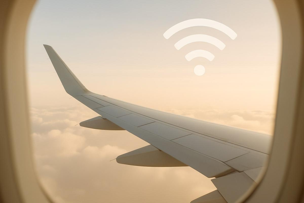 Wi-Fi în avion? Da, dar funcționează diferit față de acasă